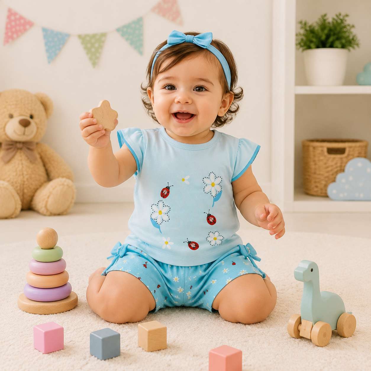 Buy Baby Girl Half Pant Set (49057)