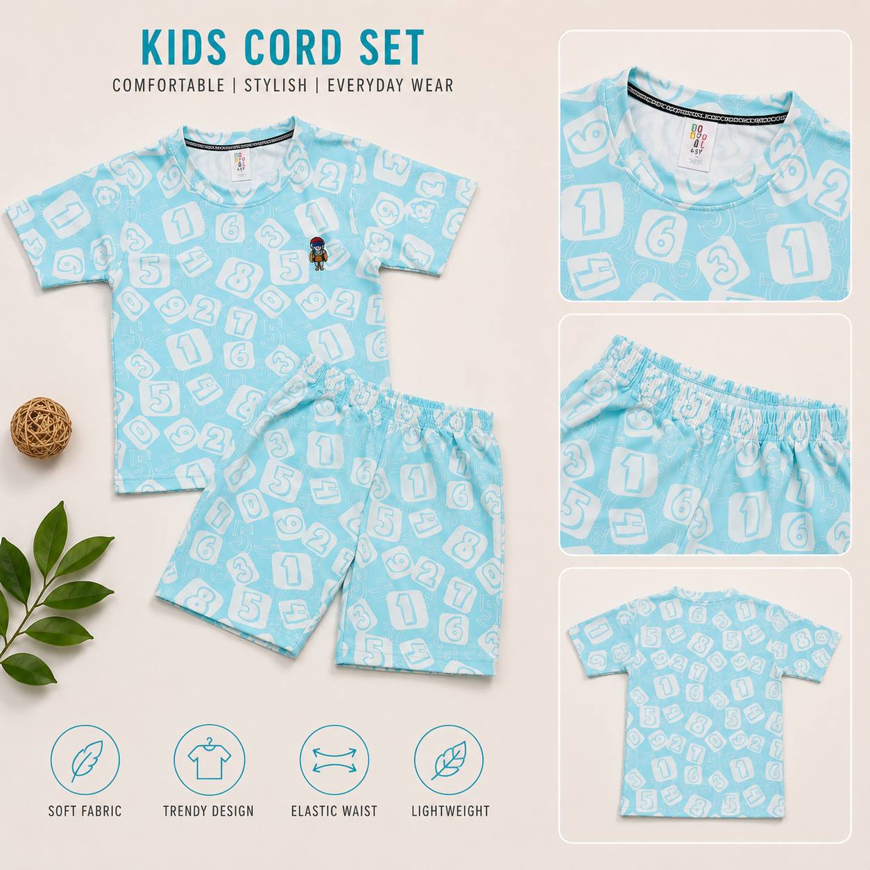 Buy Baby Boys Co-ord Set (1432-D3)
