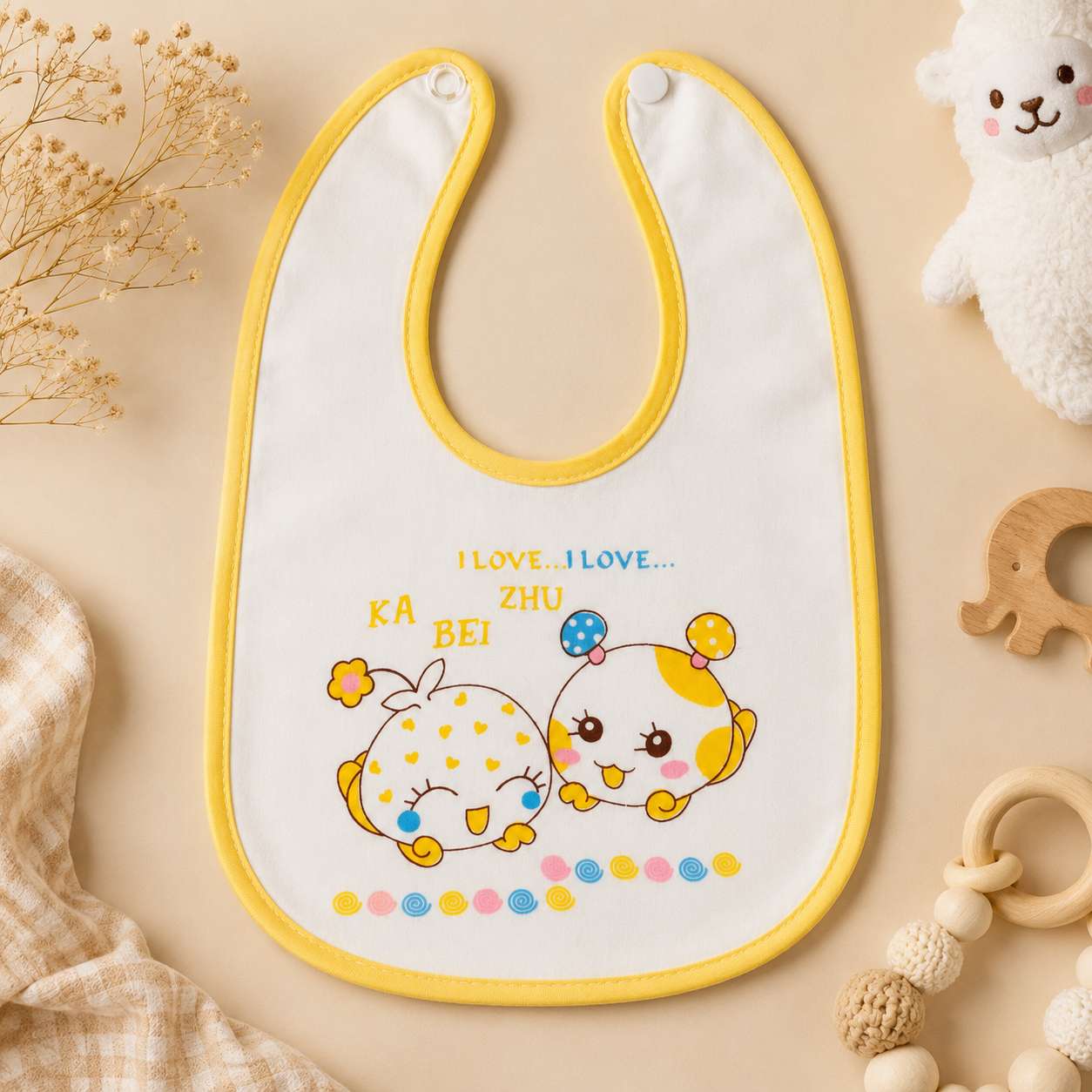Baby Button Bib
