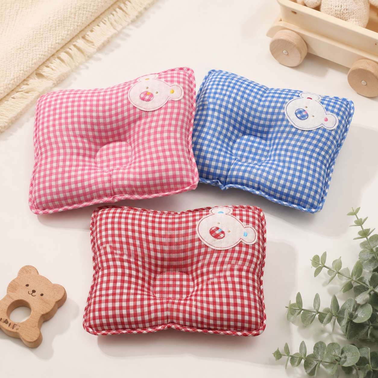Soft Square Baby Pillows