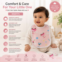 Baby Button Bib – 6–12 Months