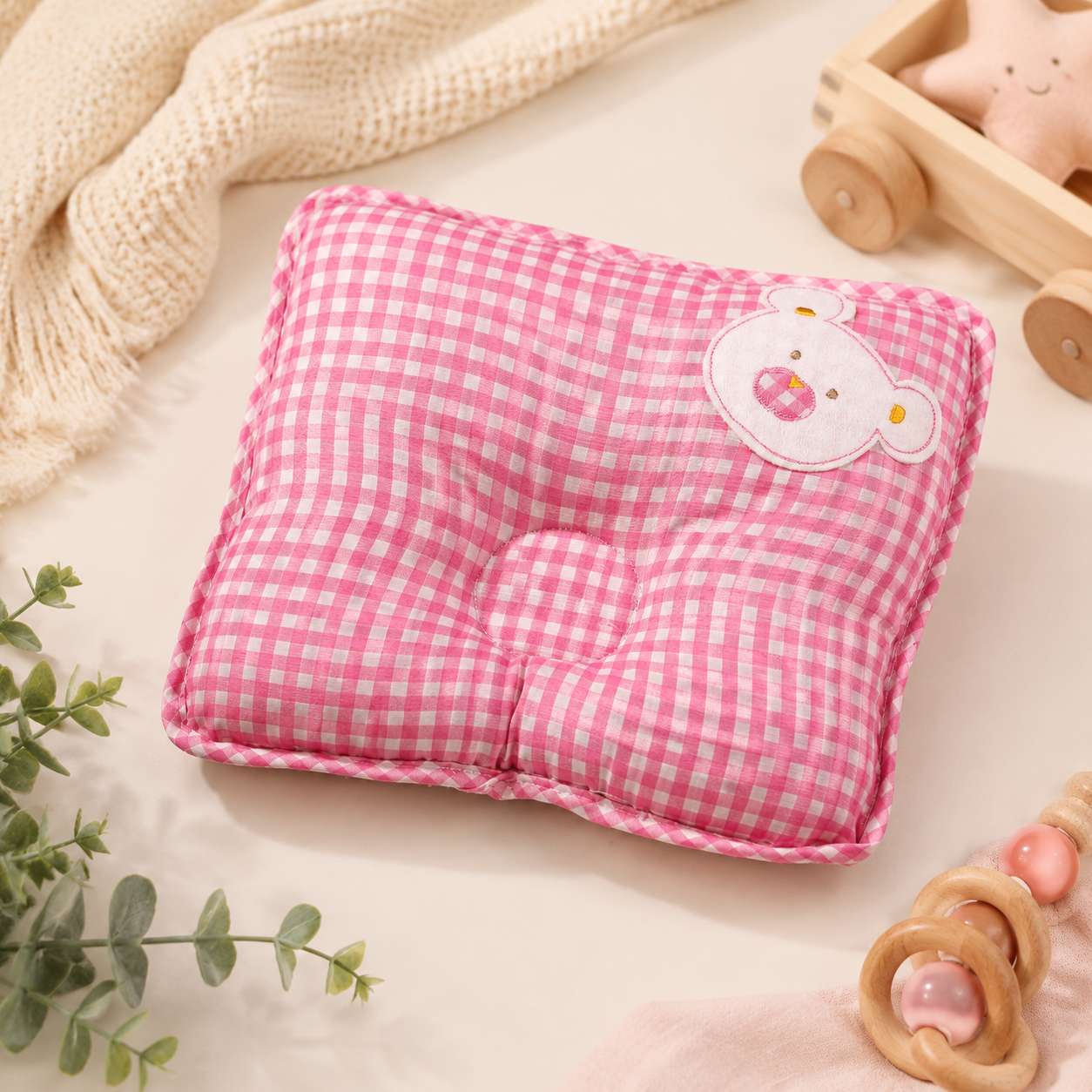 Soft Square Baby Pillows