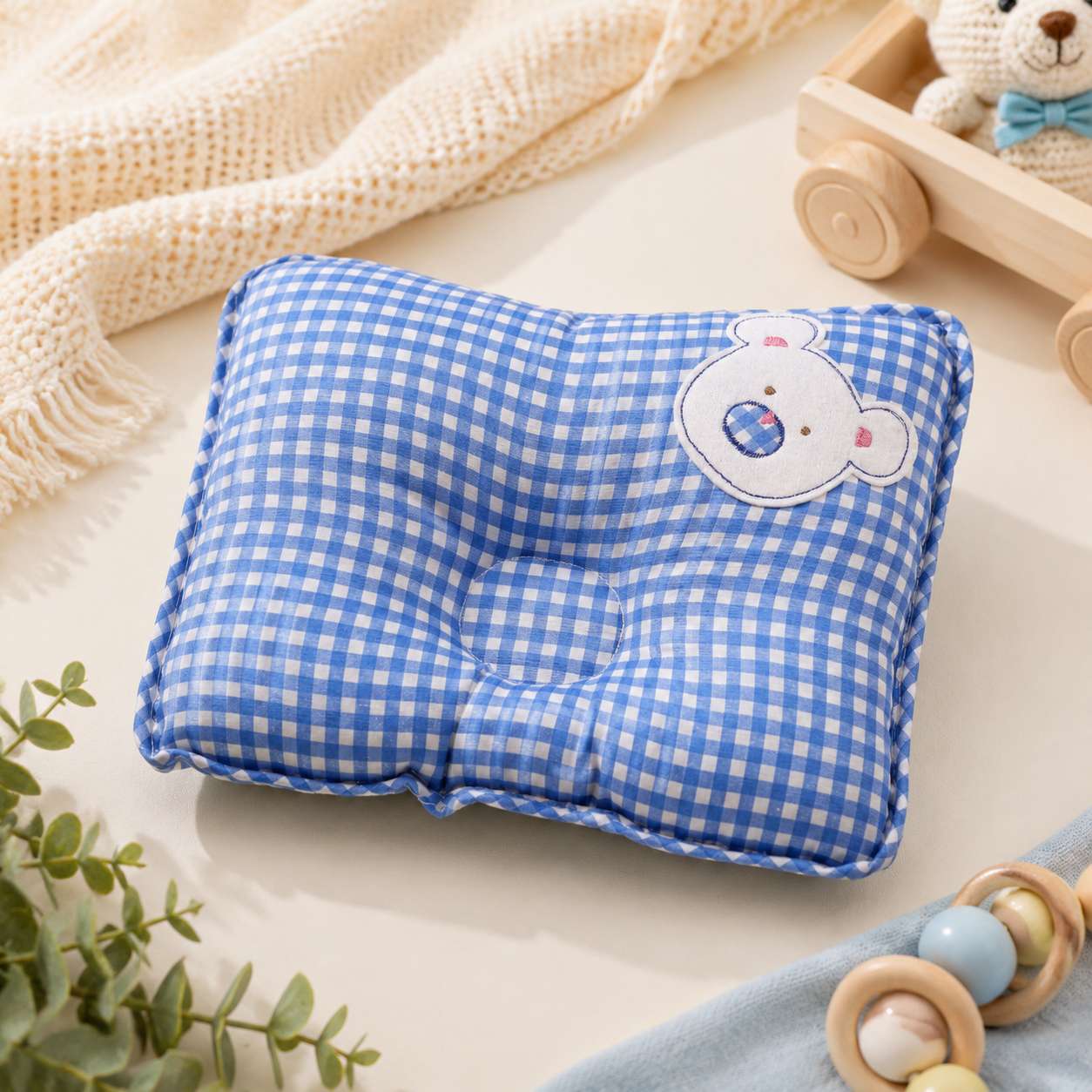 Soft Square Baby Pillows