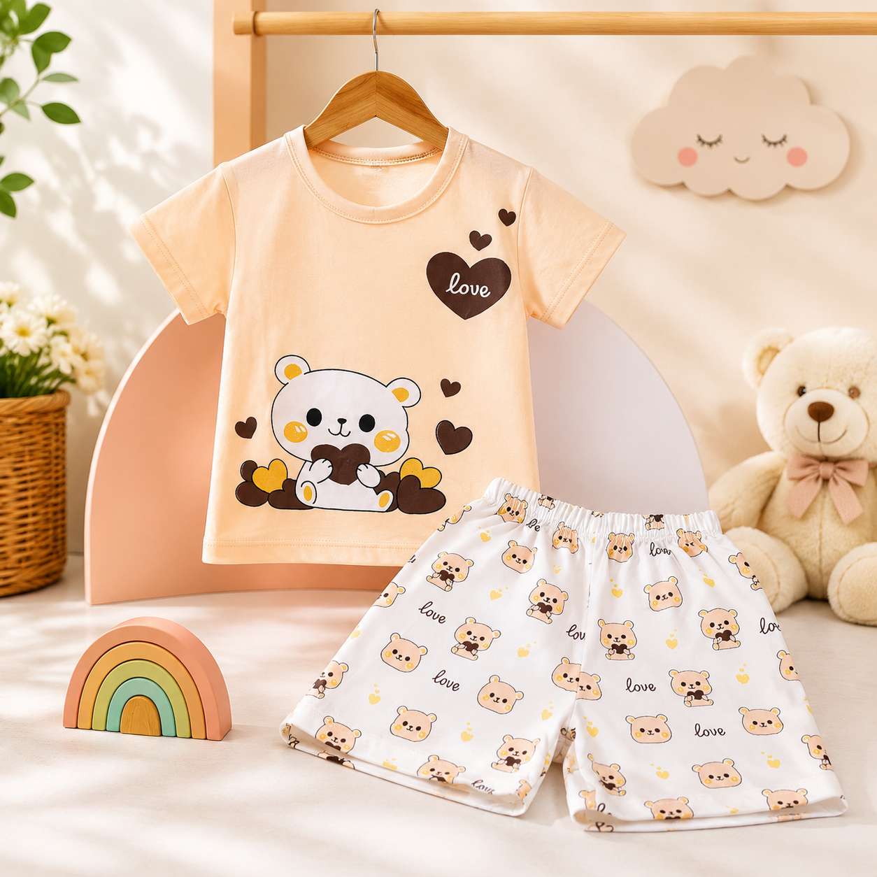 Girl Half pant set (300)