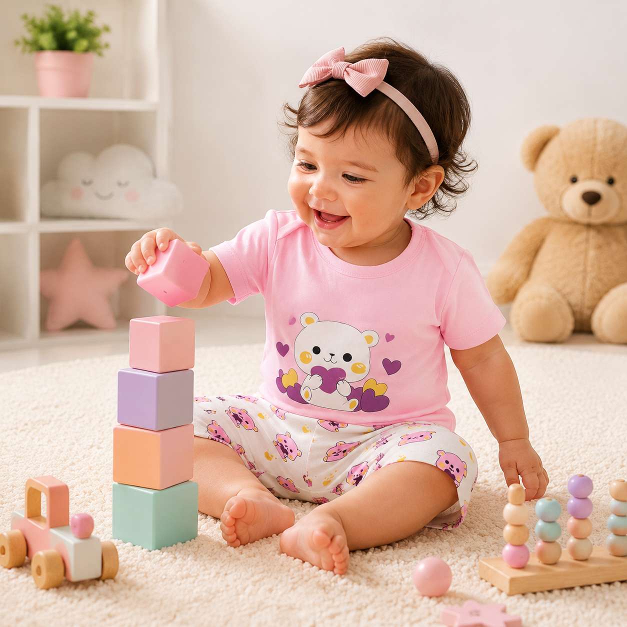 Girl Half pant set (300)