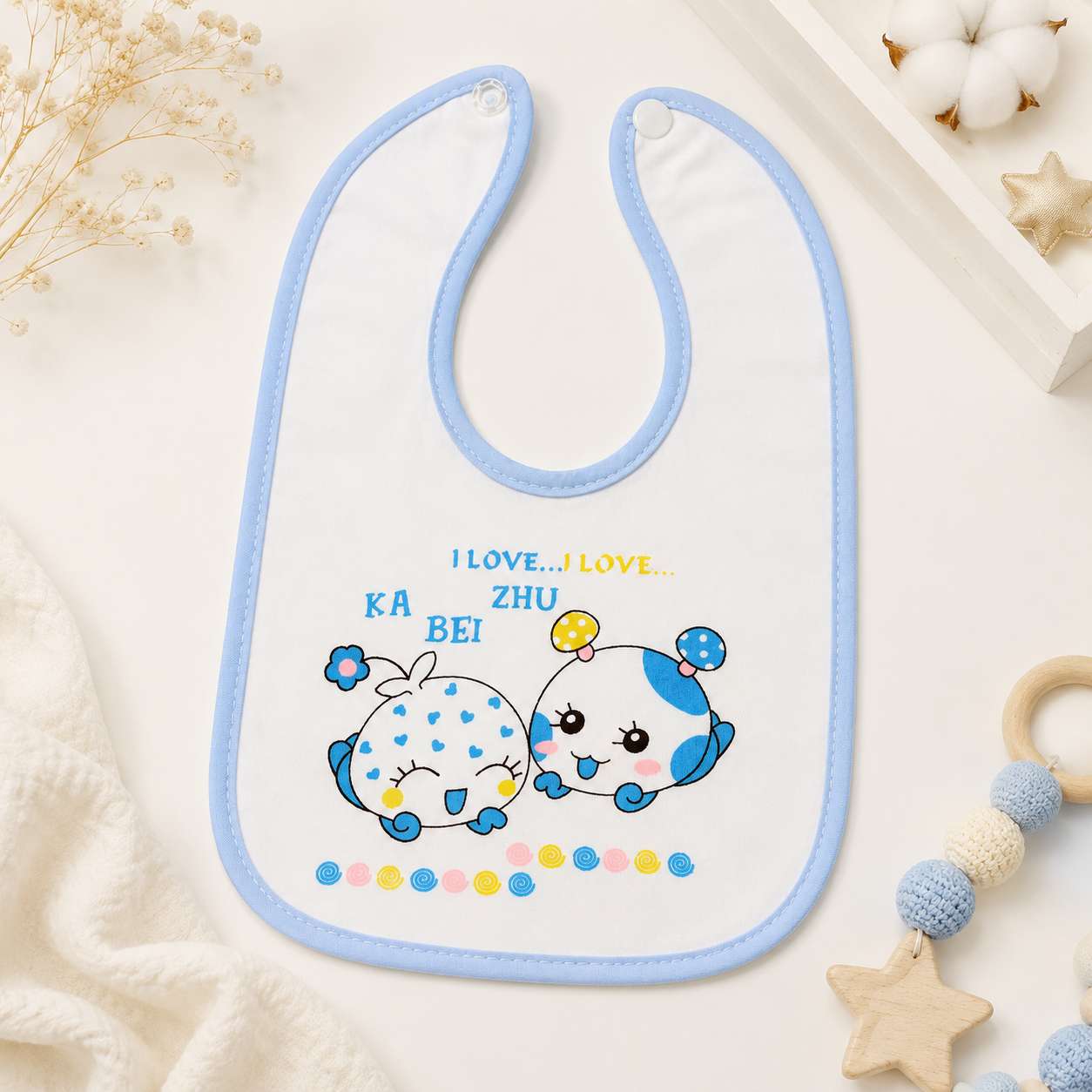 Baby Button Bib
