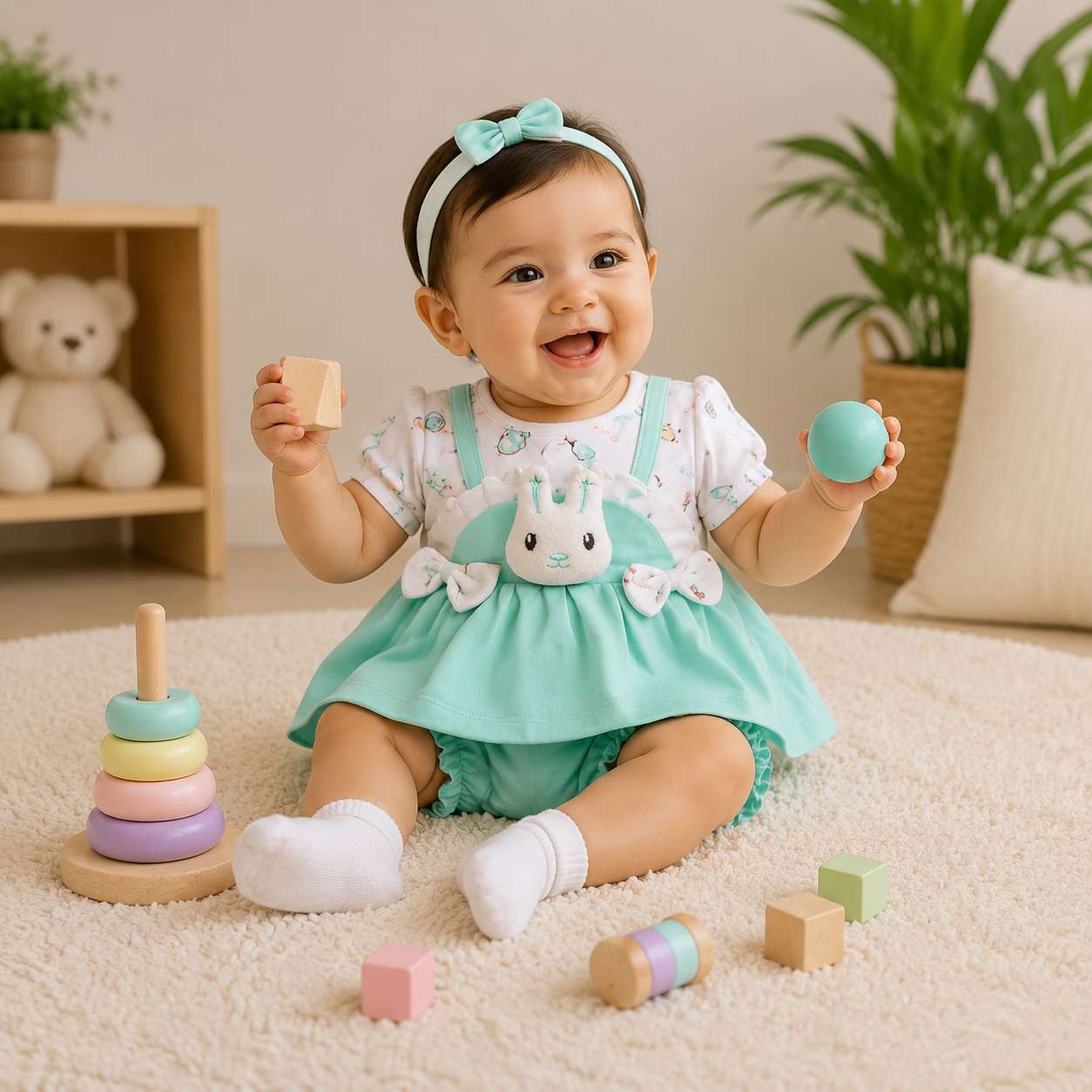 Buy Baby Girl Bunny Dress (5028)