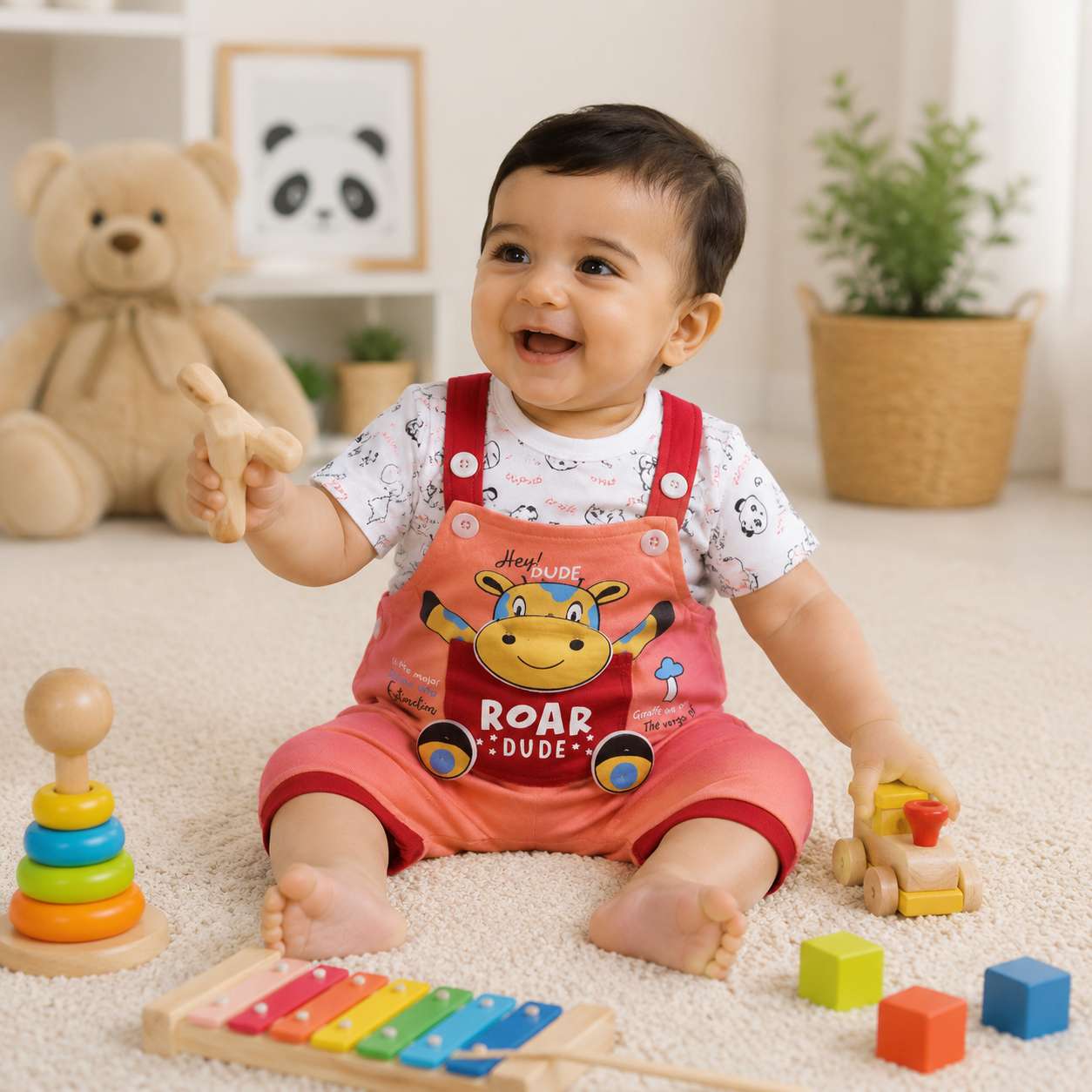 Buy Baby Boy Dungaree Set (3840)