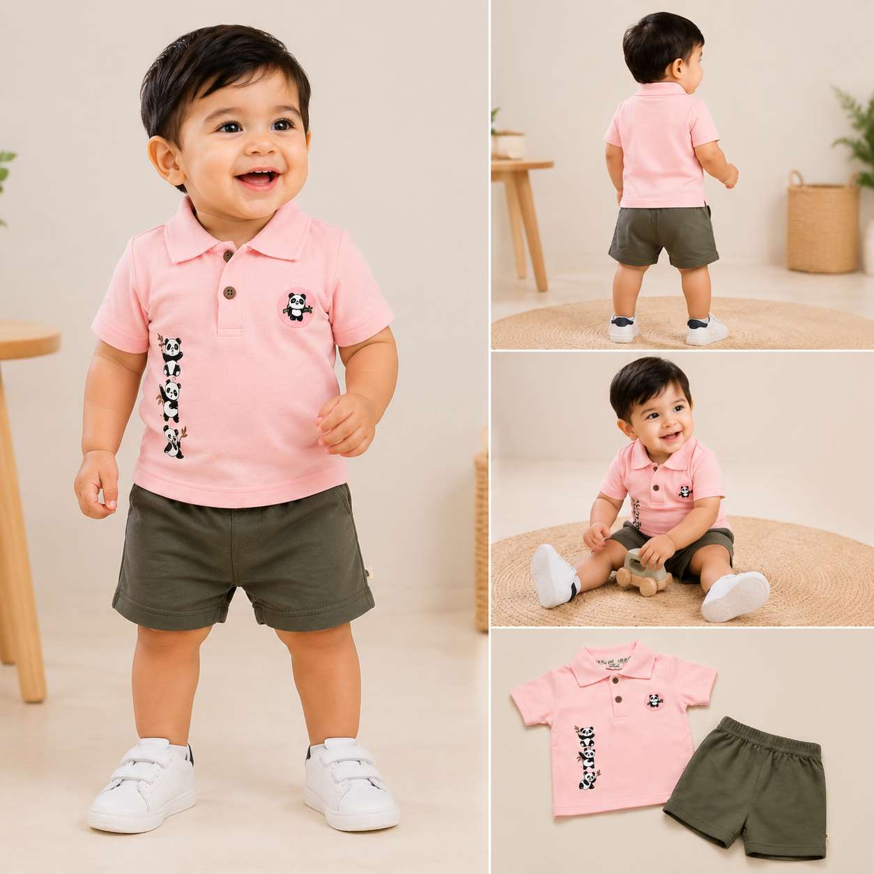 Baby Boy Half Suit (4407)