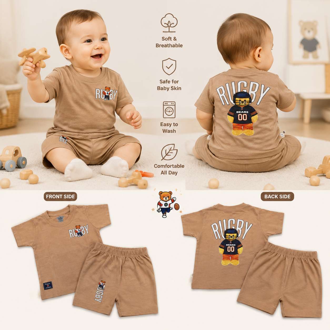 Buy Baby Boy Half suit (5443)