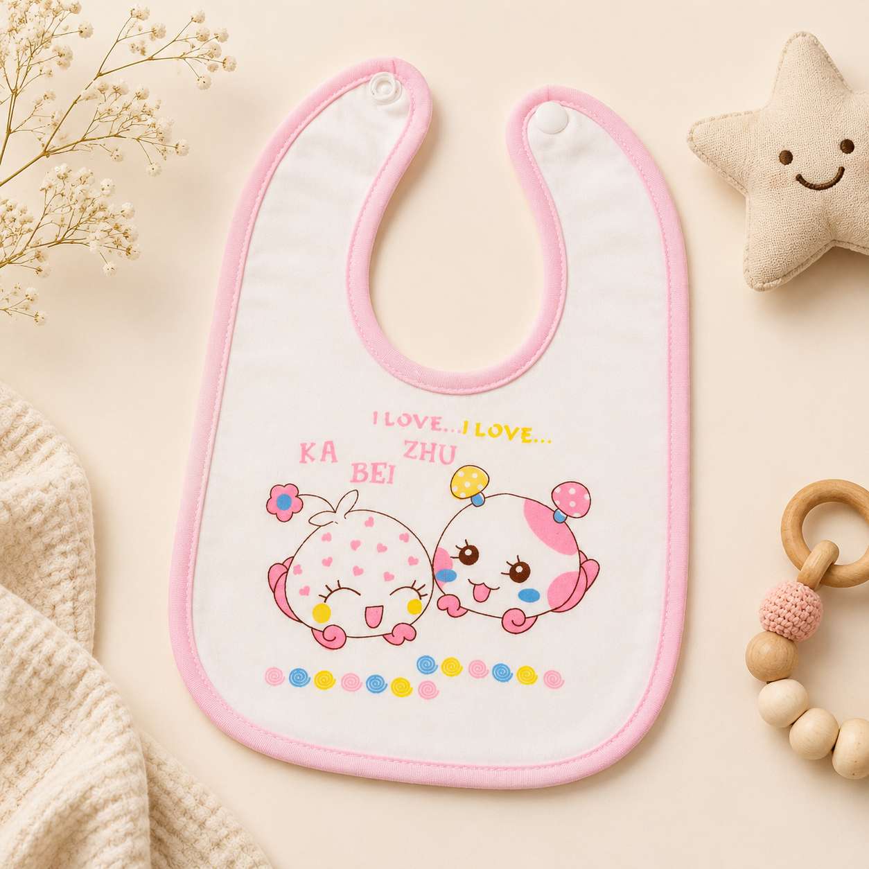 Baby Button Bib