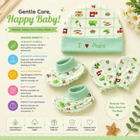 Baby Cap Mitten Bootie Set