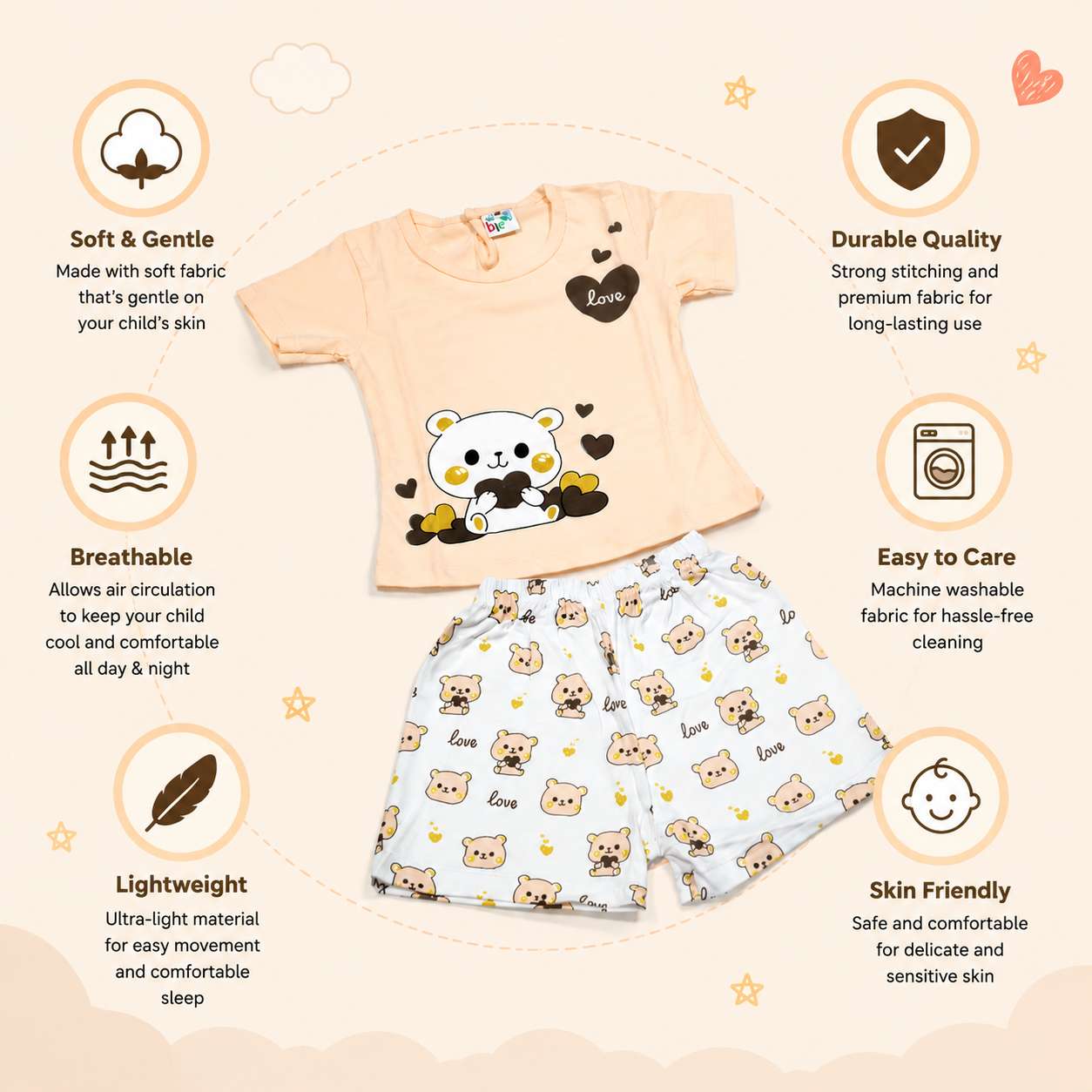 Girl Half pant set (300)