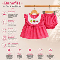 Buy Baby Girl Dress Bright Pink (677)