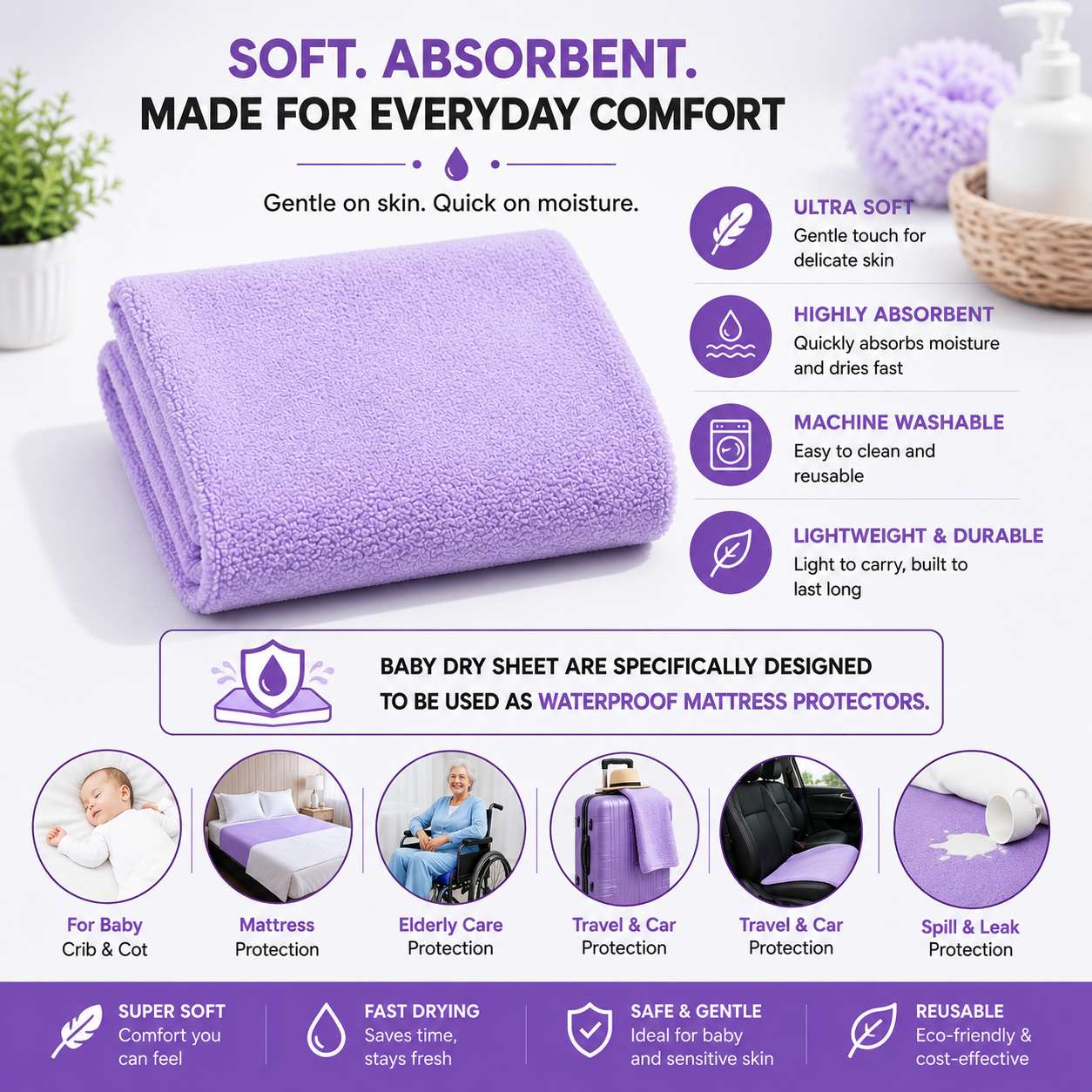 Buy Baby Dry Sheet (M)