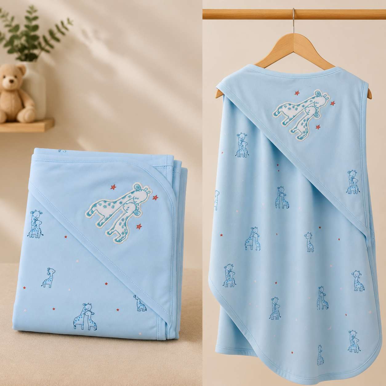 Buy Baby Wrapping Hooded Sheet (608-159)